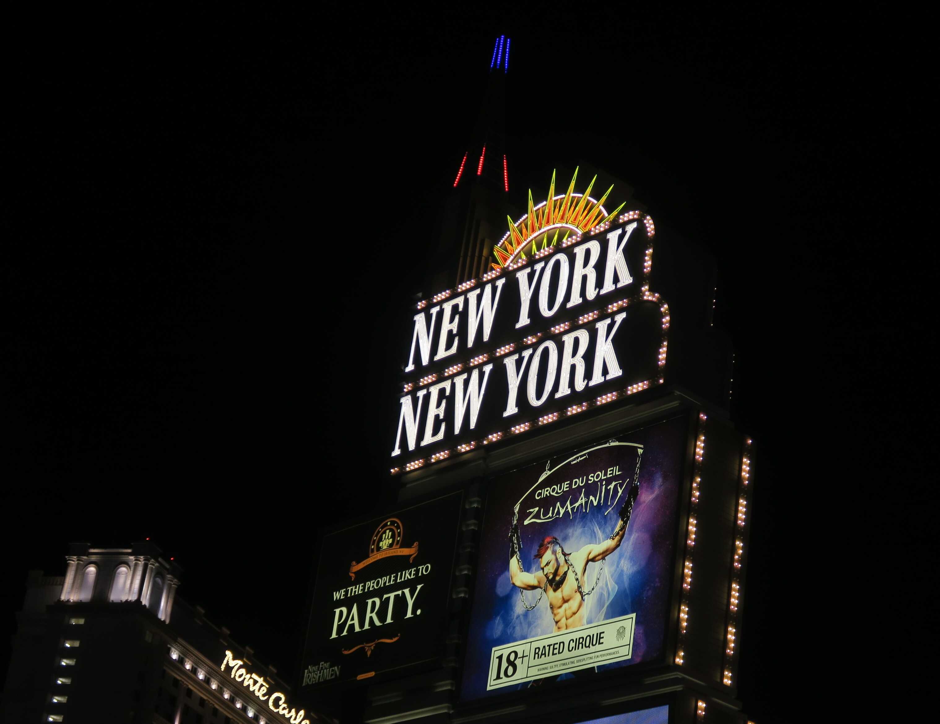New York New York Sign