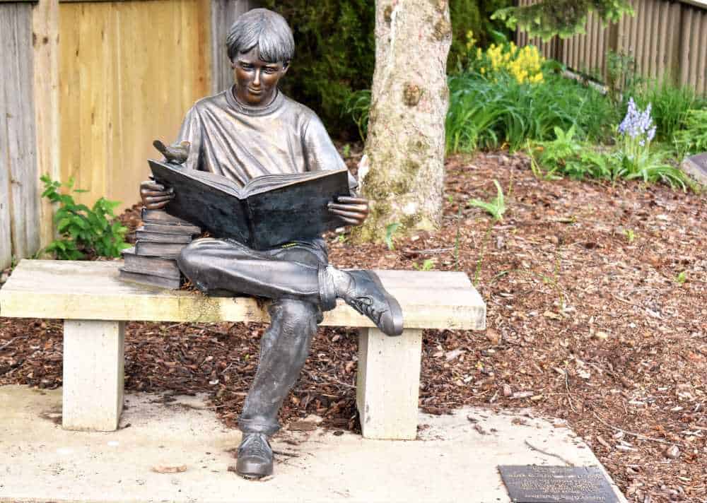 Life's Lessons Sculpture at the 4-H Children's Garden at Michigan State University
