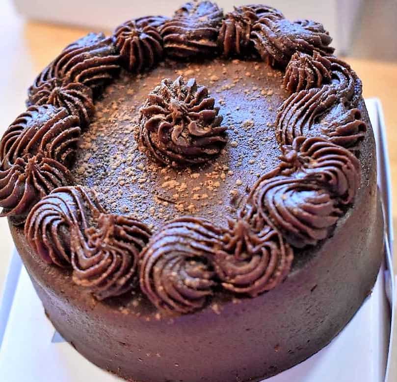 Chocolate Cake from the Bread Basket Cafe and Bakery