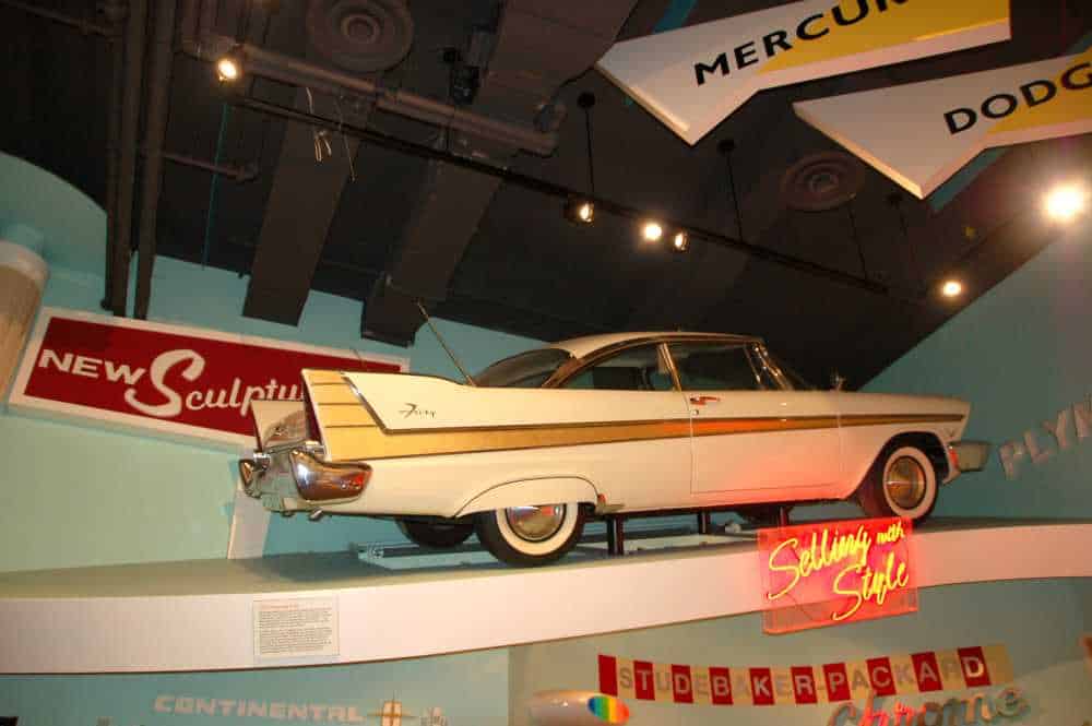 The Detroit Auto Show Exhibit Inside the Michigan History Museum