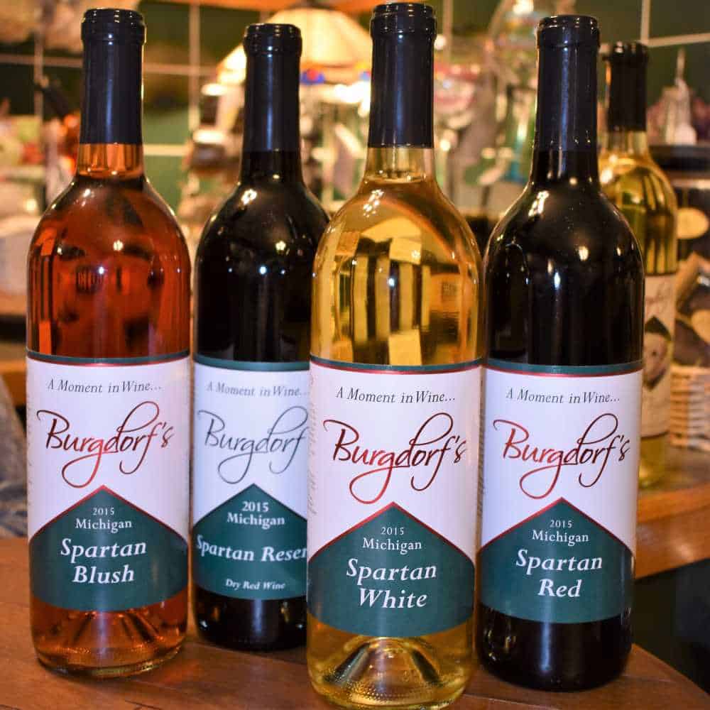 Spartan Wines at Burgdorf's Winery