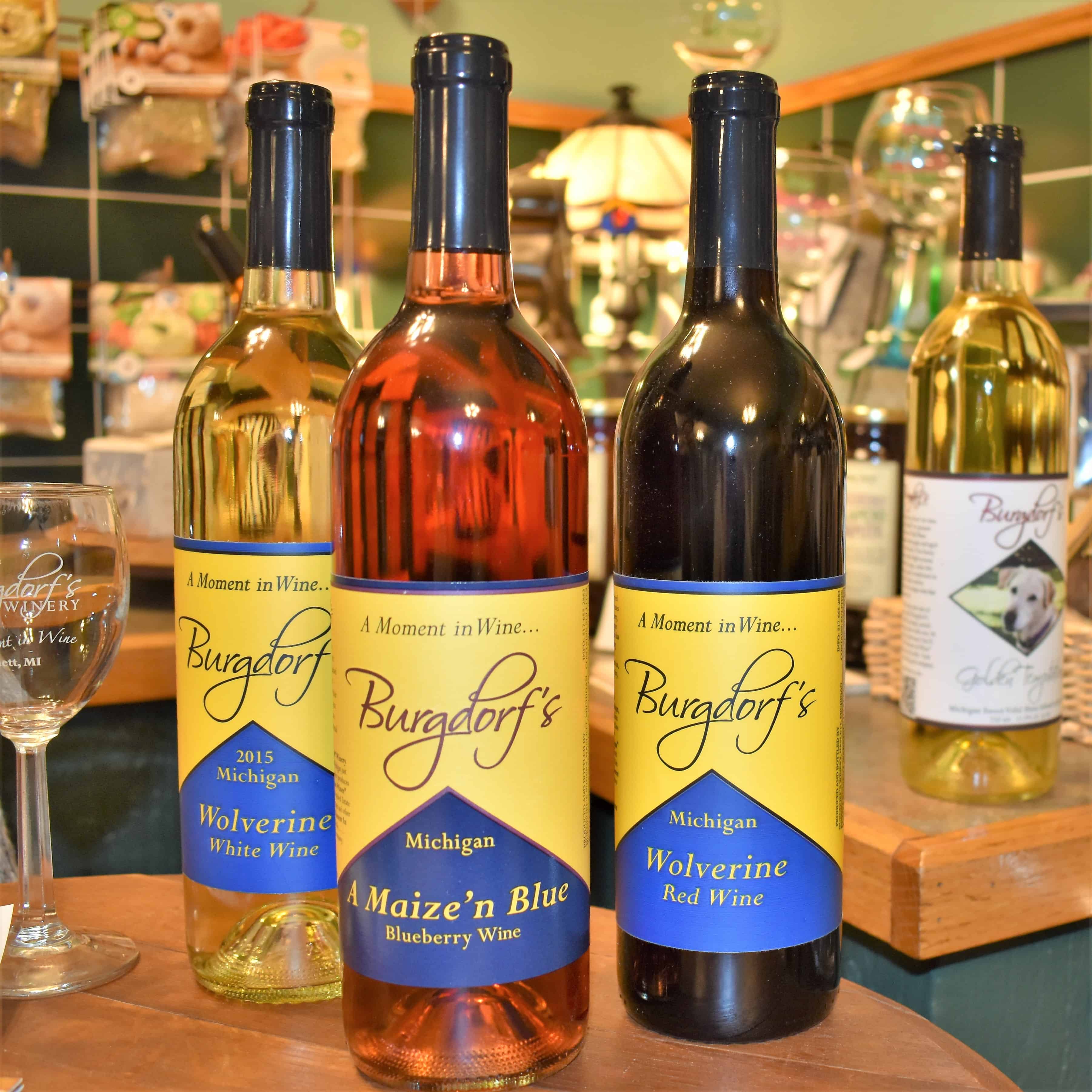 Burgdorf's Wine from their Winery in Haslett, Michigan
