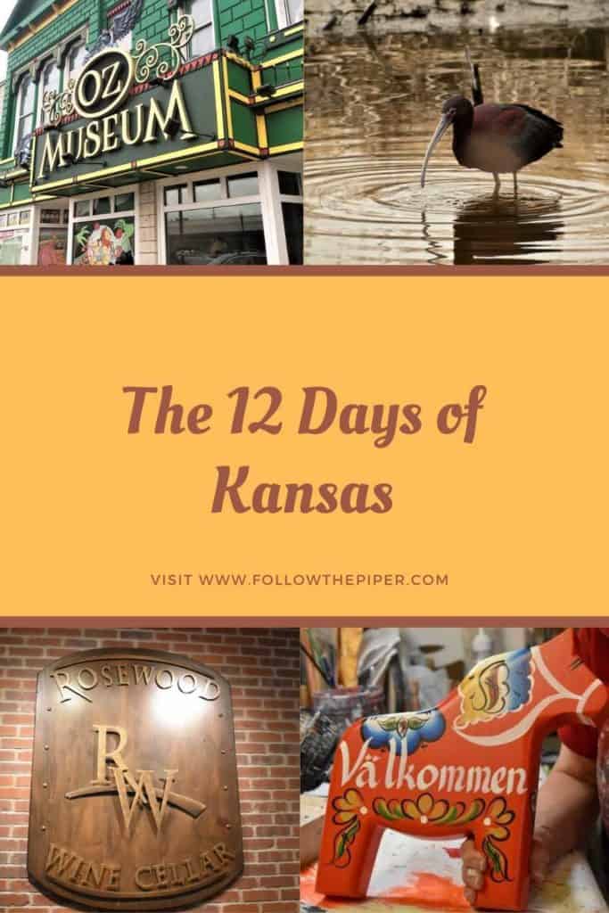 The 12 Days of Kansas Pinterest Pin