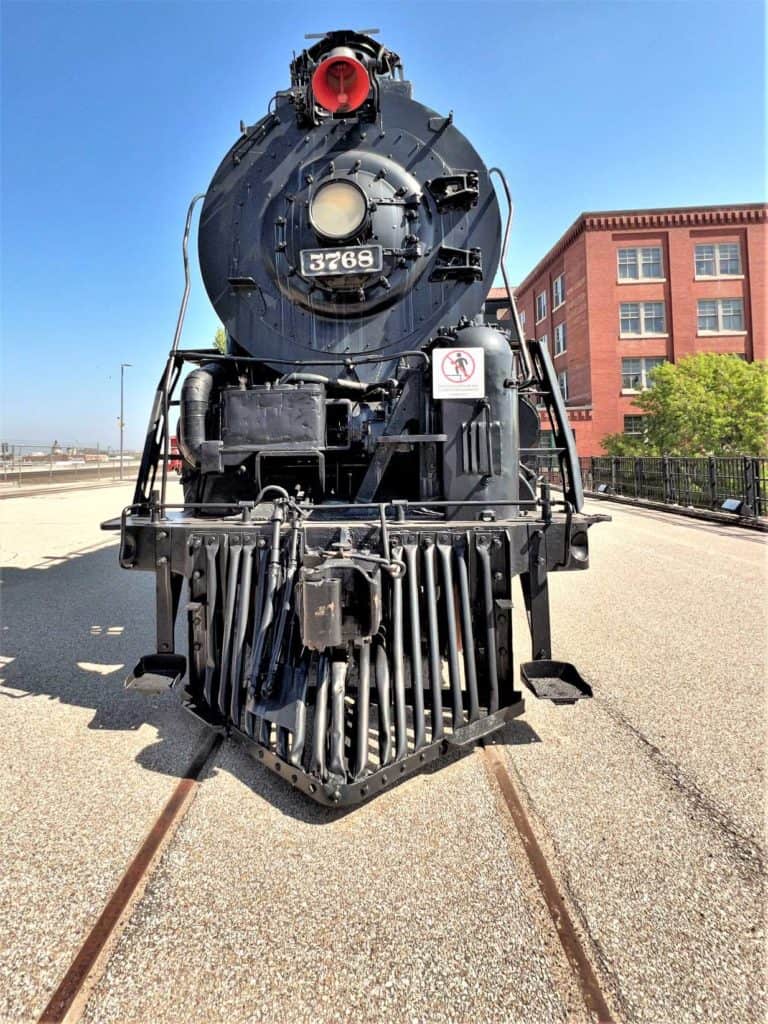 Locomotive 3768 at the Great Plains Transportation Museum