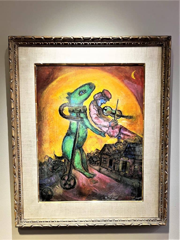 A Chagall Painting in the Blandon Art Museum