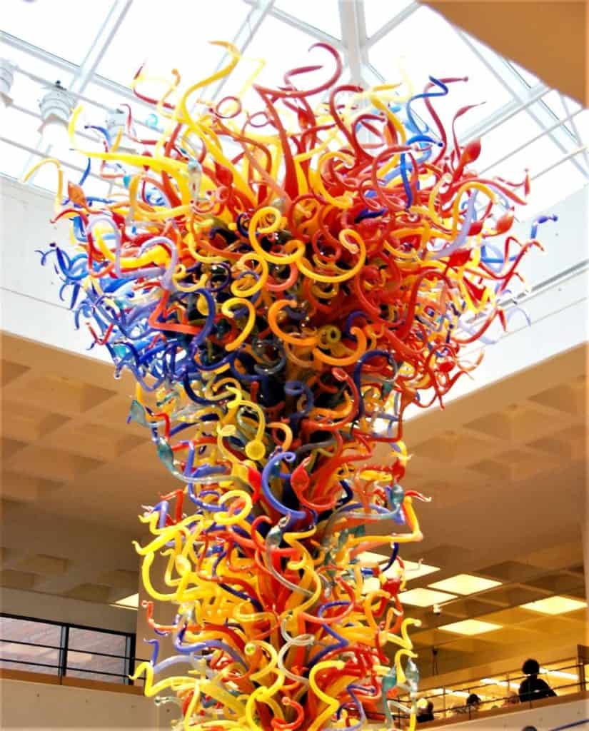 Dale Chihuly Tower at the Children's Museum of Indianapolis