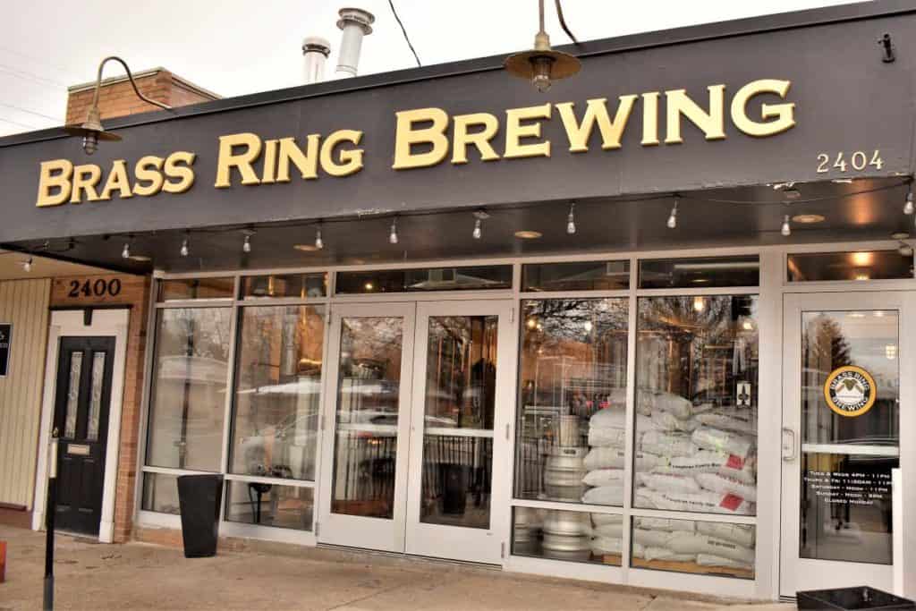 Exterior of Brass Ring Brewing a Grand Rapids Brewery