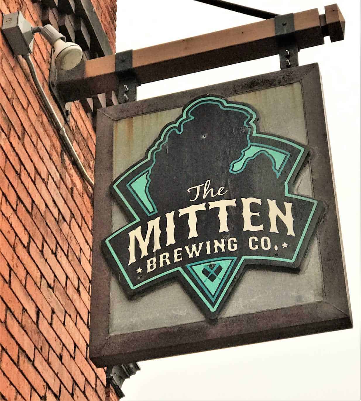 Mitten Brewing Company Exterior Sign