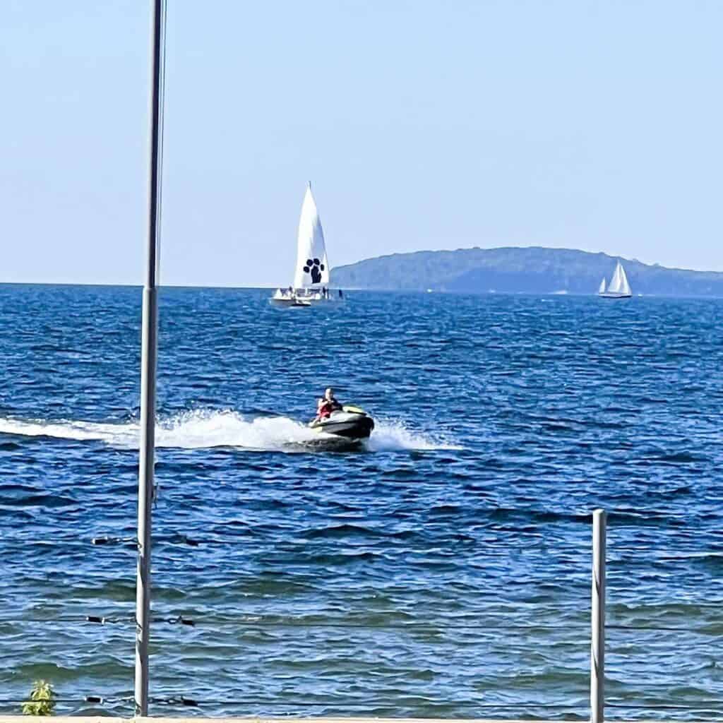 One of the Best Things to Do in Traverse City, Michigan is Boating in Grand Traverse Bay