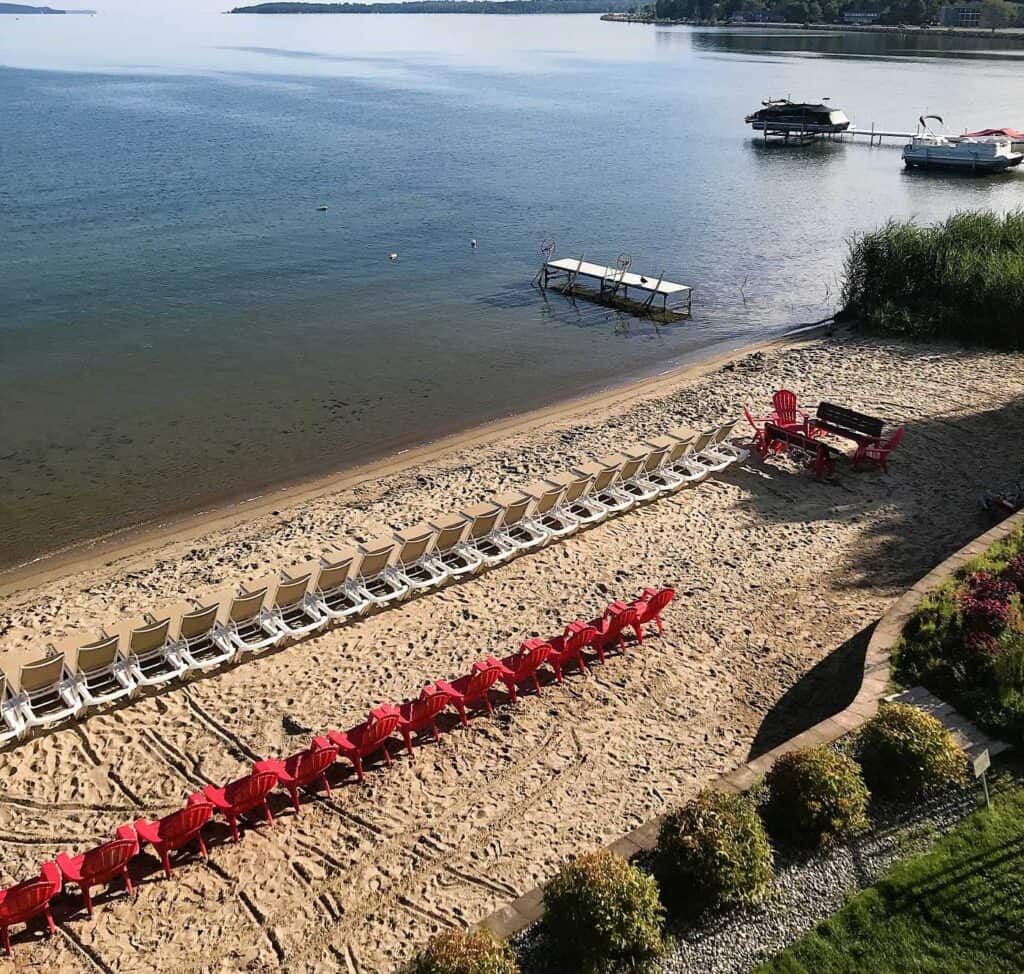 View from the Balcony at the Cherry Tree Inn