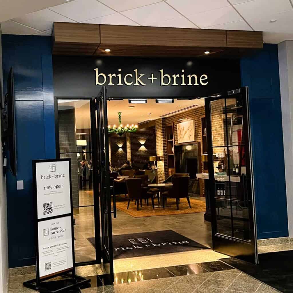 Entrance to Brick + Brine 