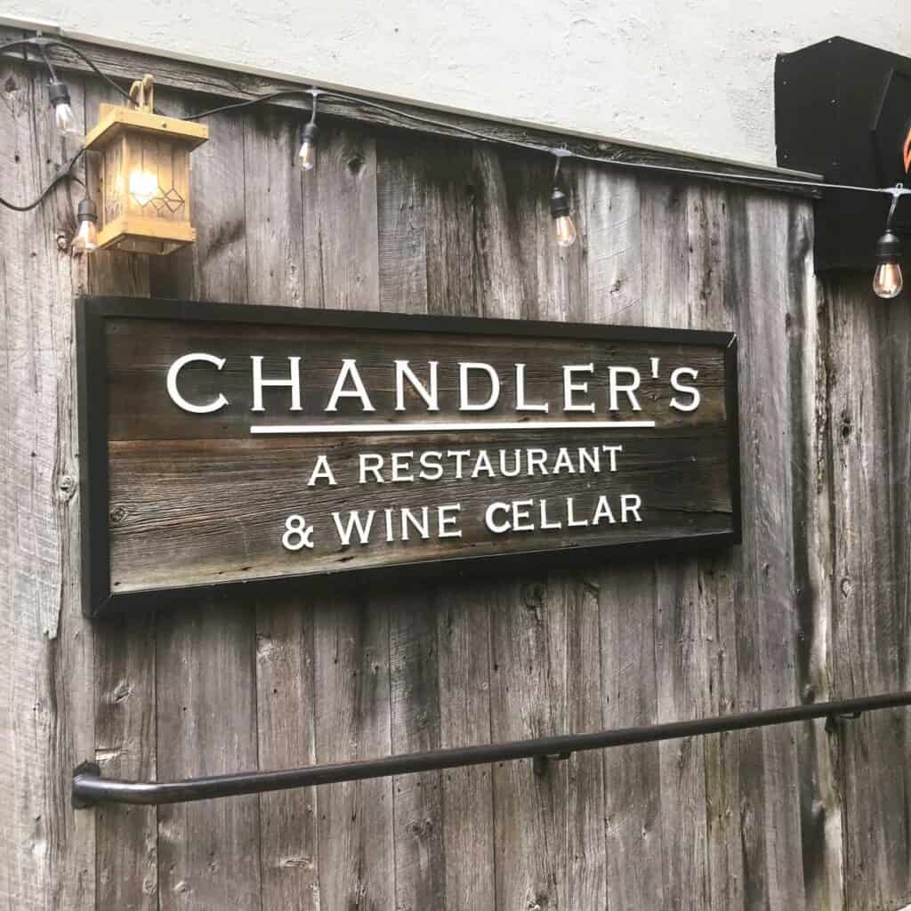 Exterior Sign at Chandler's