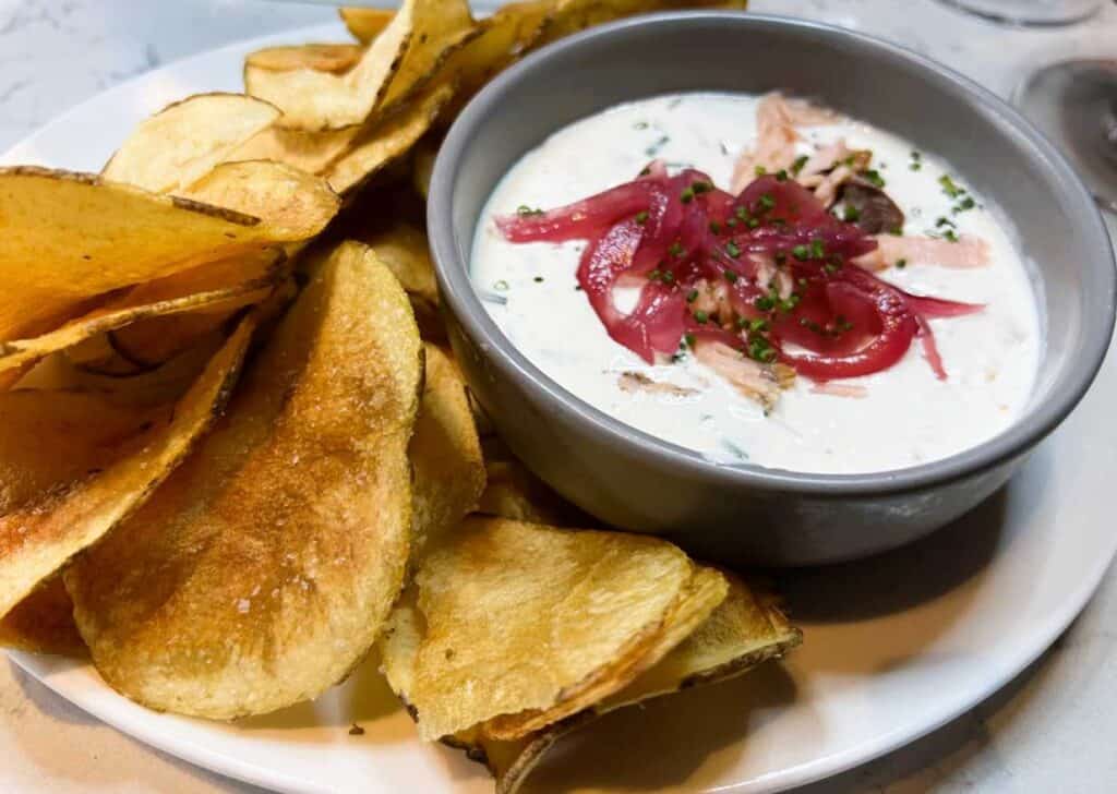 Salmon Dip at 8Eleven in West Lafayette, Indiana