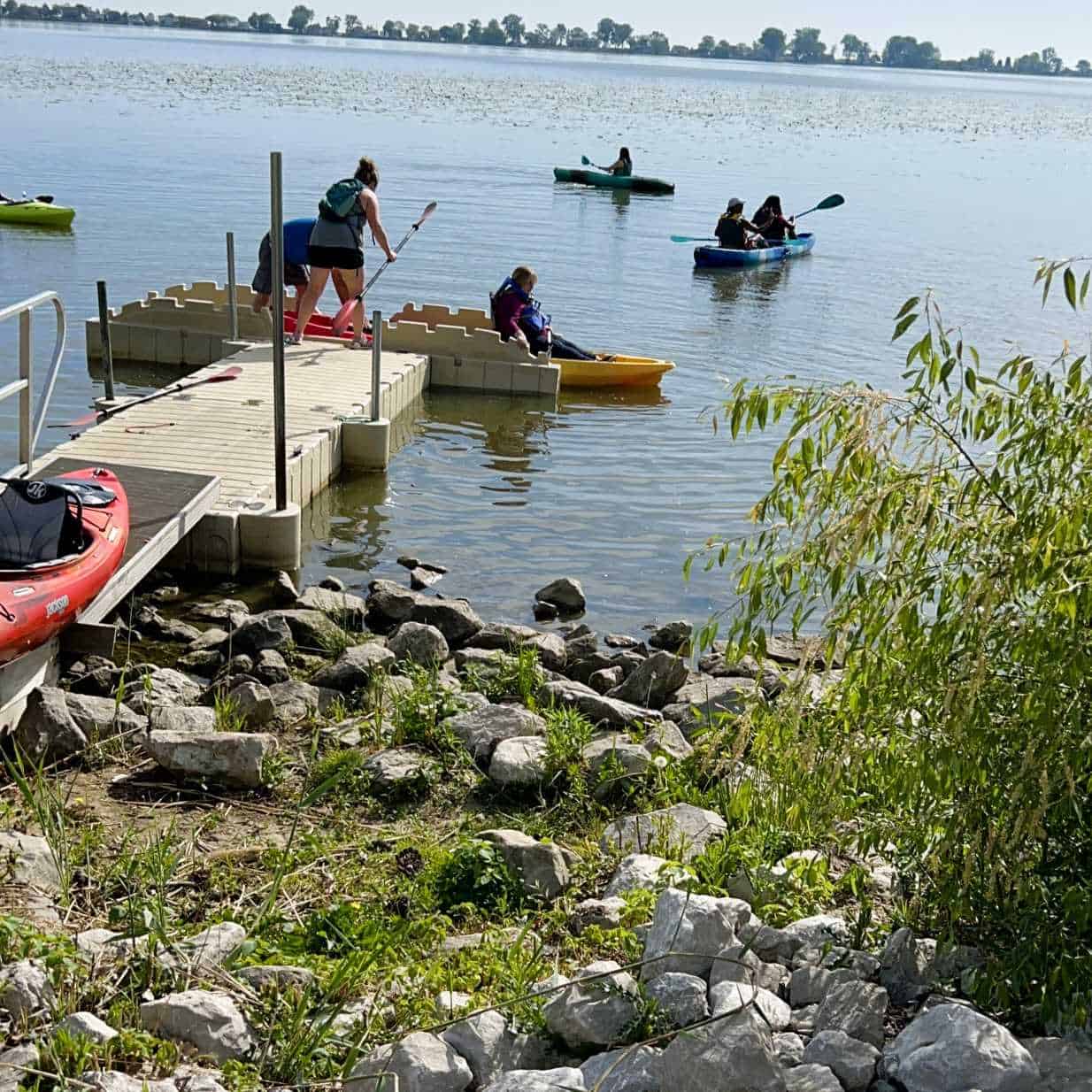 Kayaking with Lake Erie Adventure Company