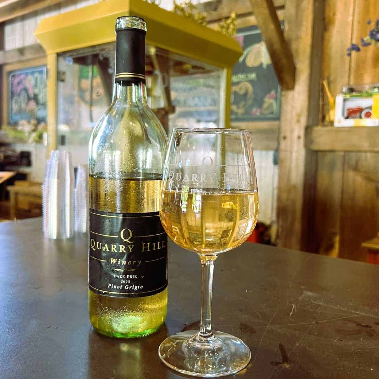 Pino Grigio at Quarry Hill Vineyards