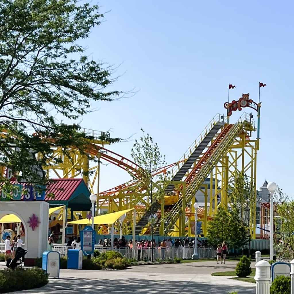 A Roller Coaster at Cedar Point