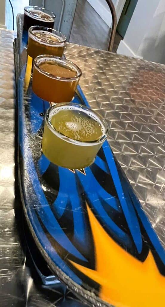 Northwoods Brewing Beer Flight