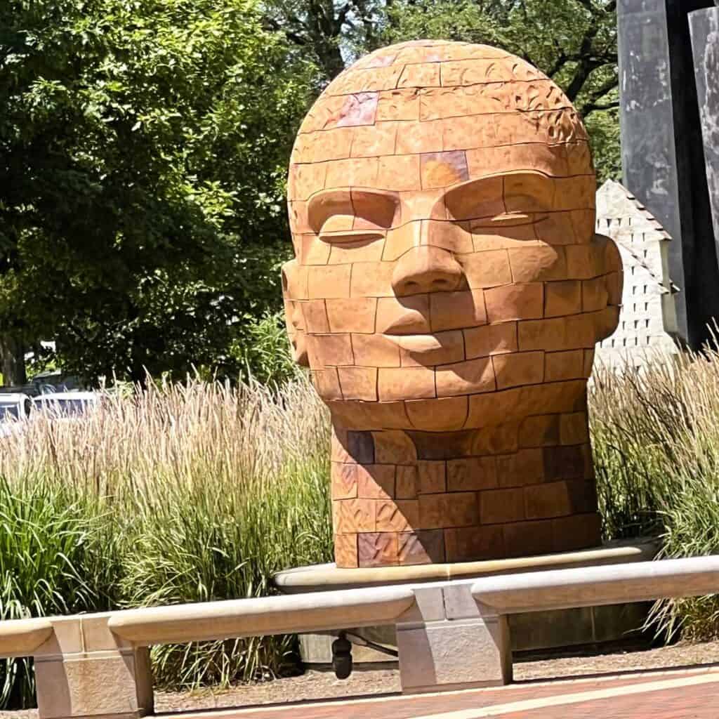 The Brickhead Conversations at Purdue University Campus in West Lafayette, Indiana