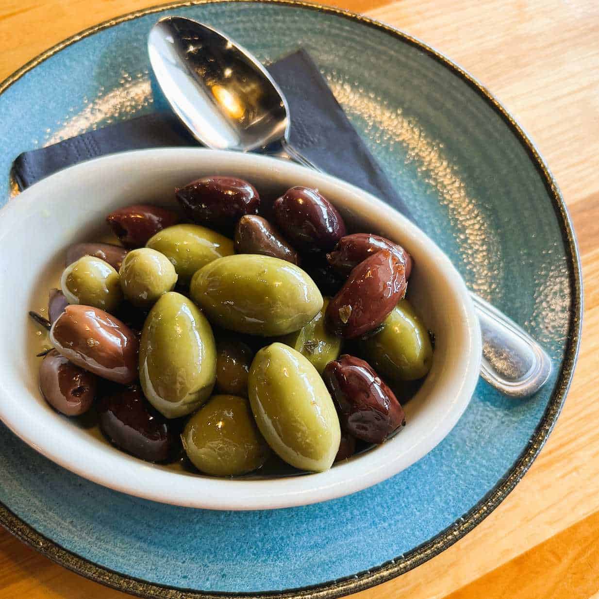 Marinated Olives at Mediterraneo