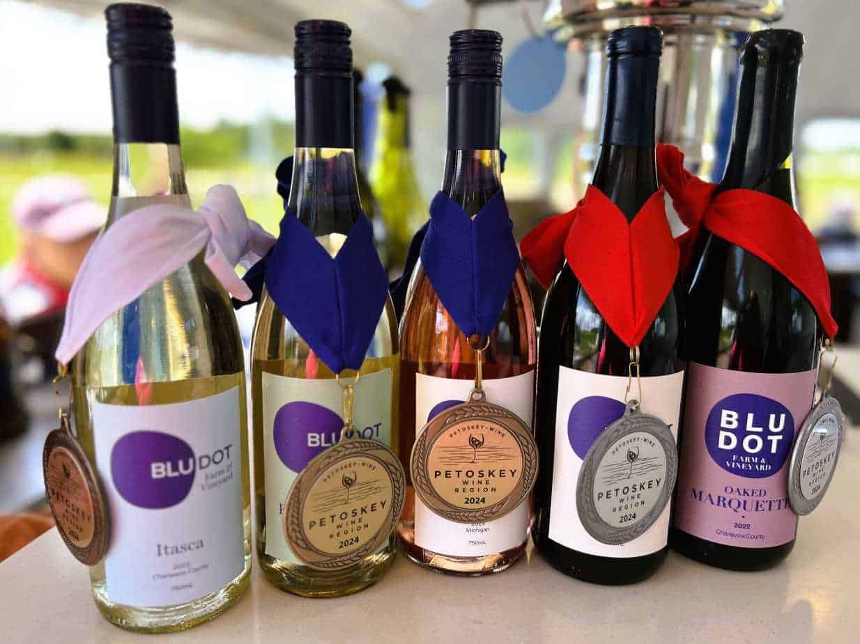 The Wine Portfolio at Blu Dot Farm and Vineyard