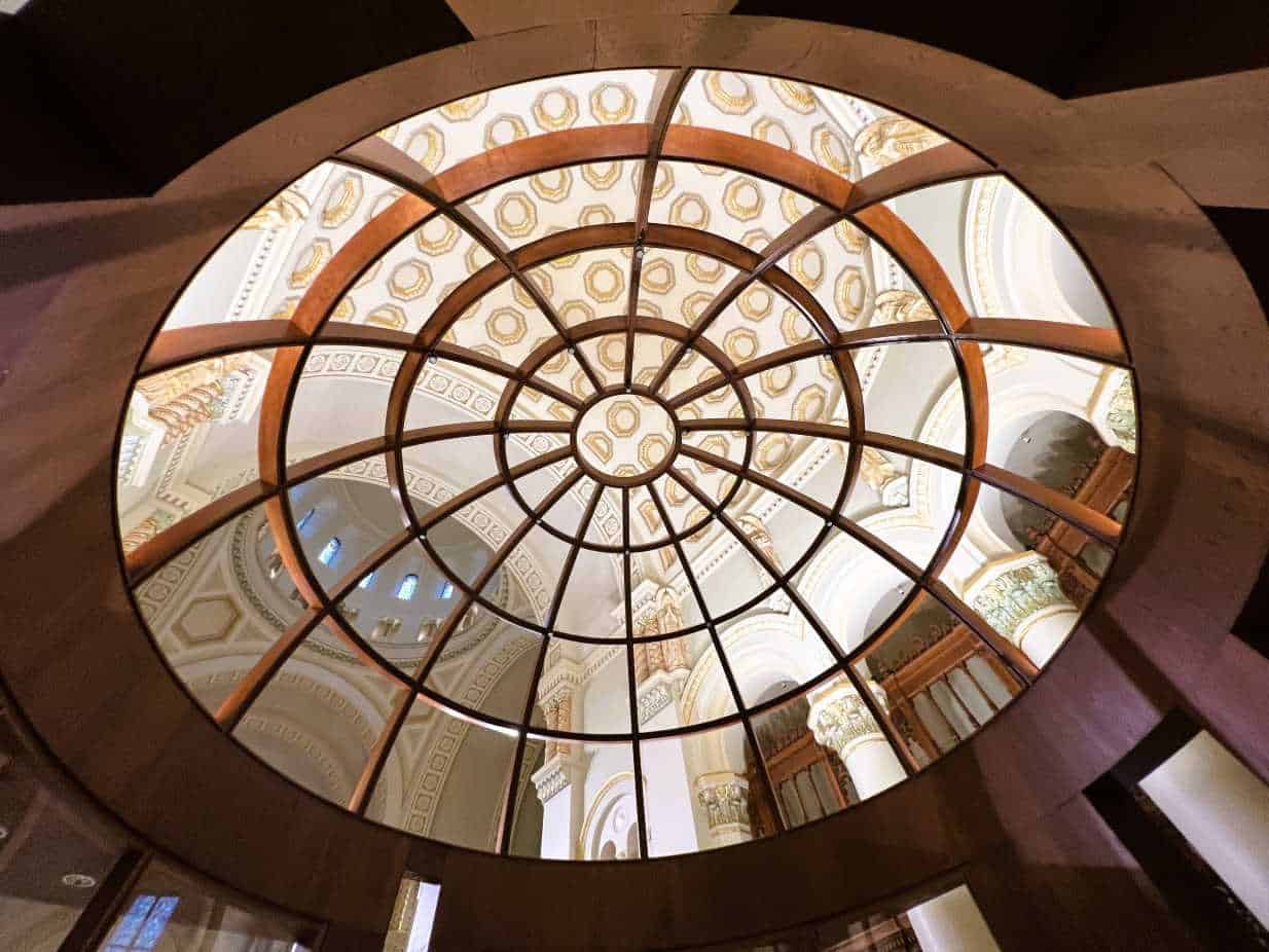 An inside view of the Dome at the Monastery Immaculate Conception Church