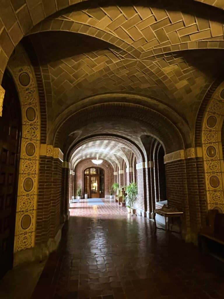 Entrance to the Monastery on the Trail of Faith Dubois County Indiana