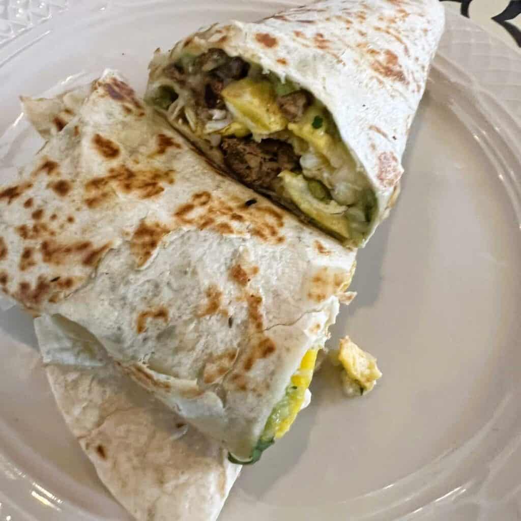 Breakfast Burrito at 2 The Moon Bakery Cafe 