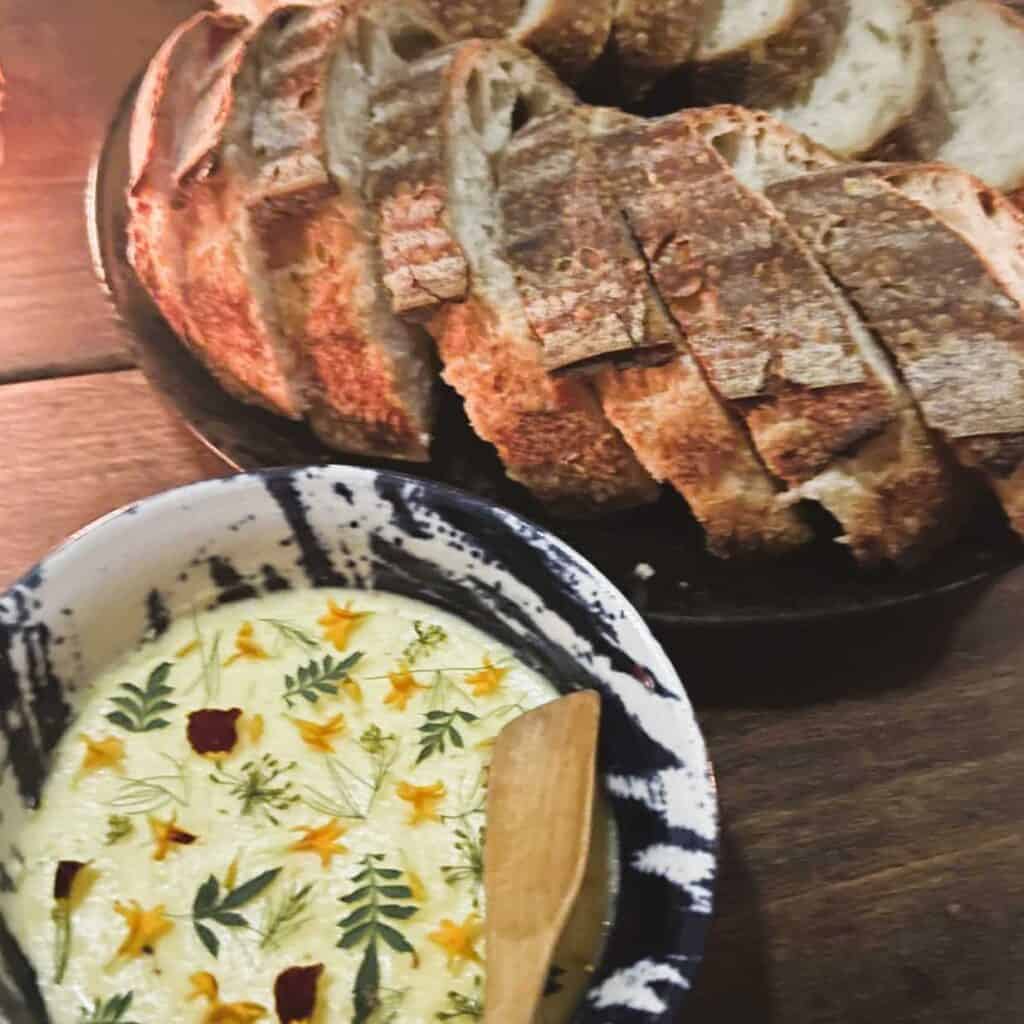 Homemade Sourdough Bread with Kumquat Kosho Butter