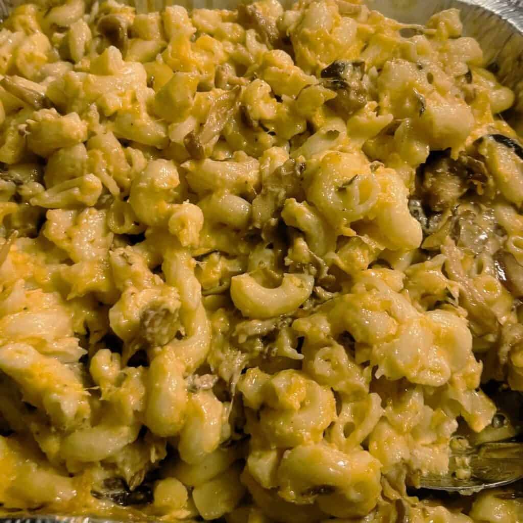 Macaroni and Cheese with Mushrooms