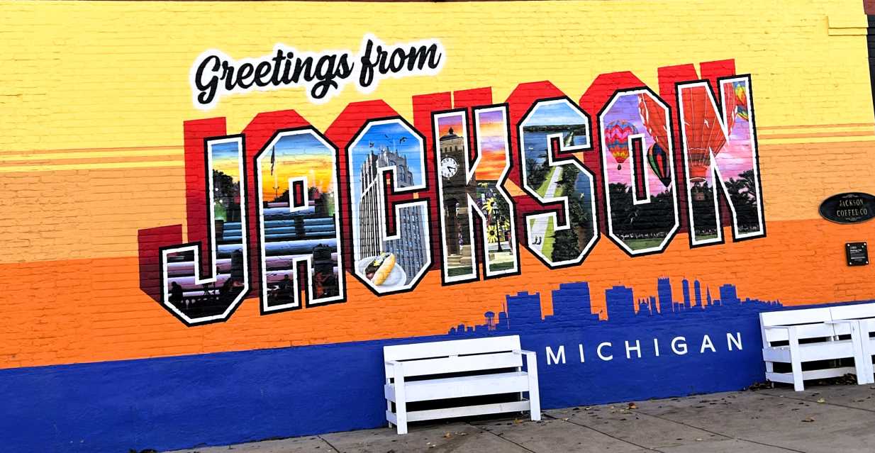 Jackson Michigan Mural from Bright Walls