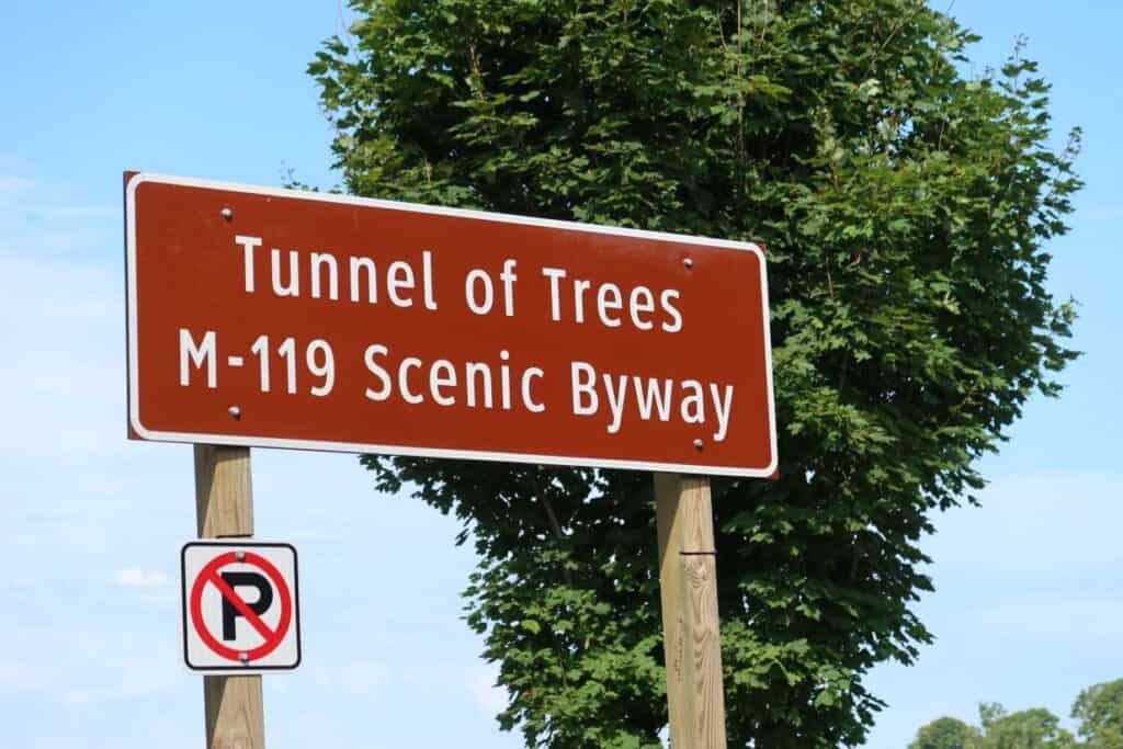 Signage for the Tunnel of Trees