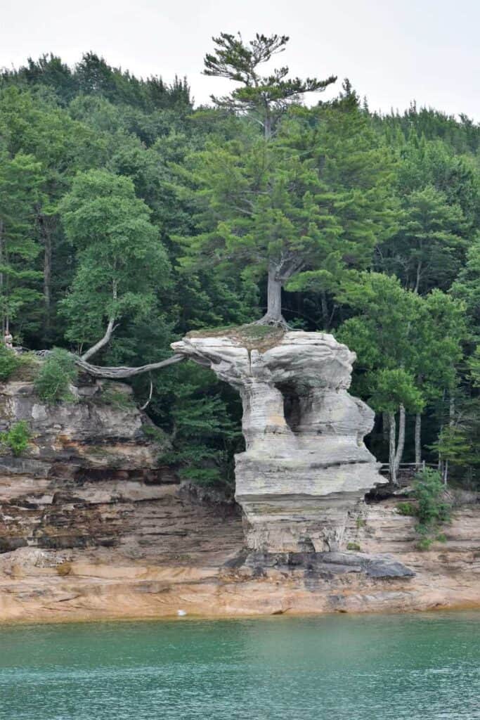 Chapel Rock at Pictured Rocks National Lakeshore