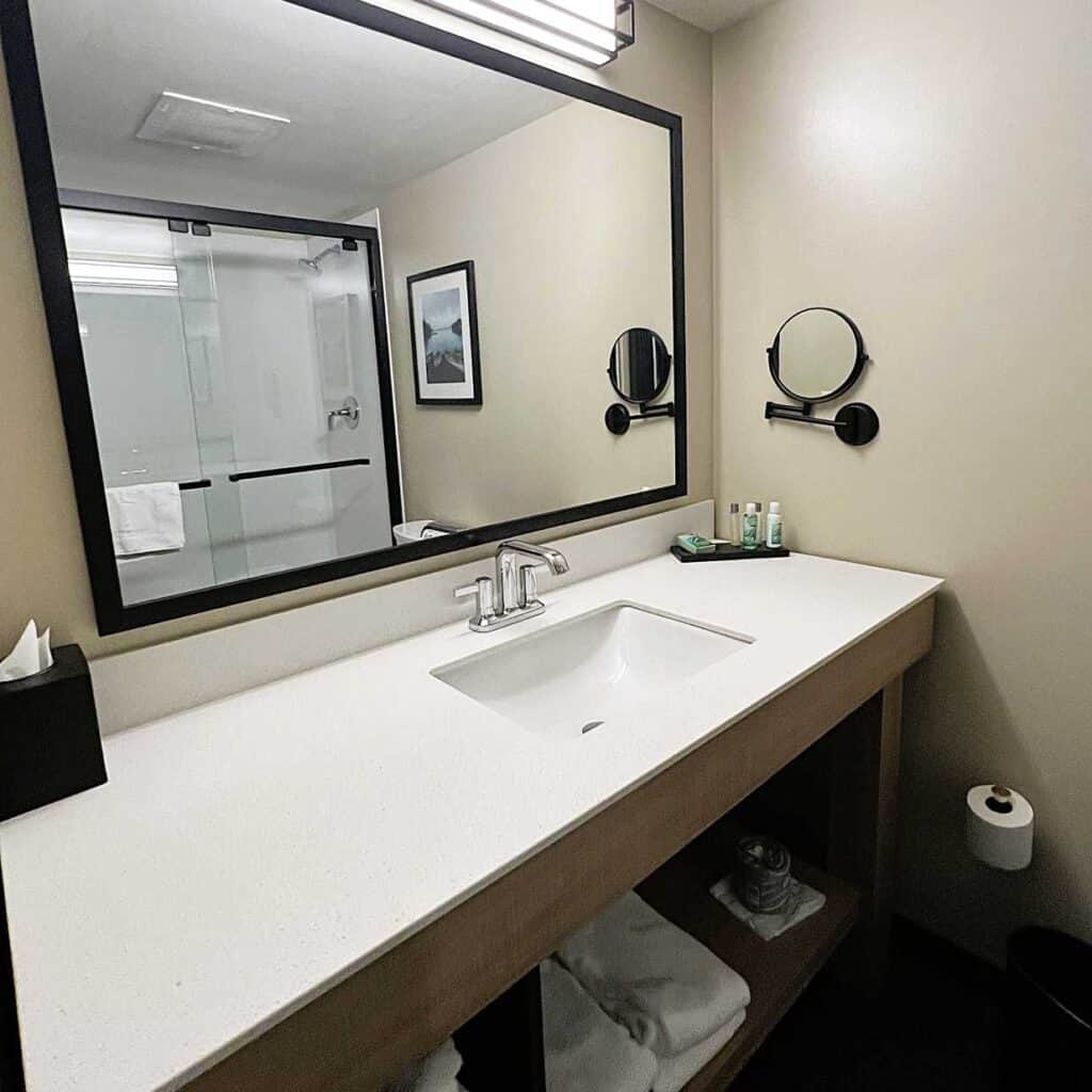 Bathroom Sink at Sawmill Creek Resort in Sandusky