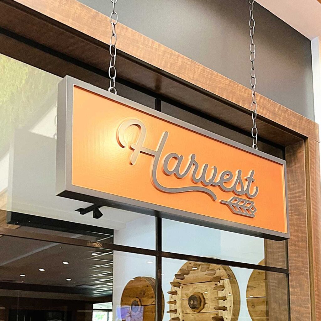 Harvest Signage