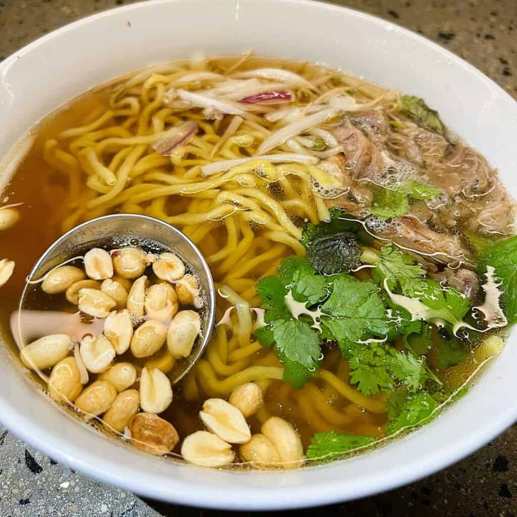 Saimin at Monkeypod Kitchen,  One of the Best Places to Eat in Oahu, Waikiki