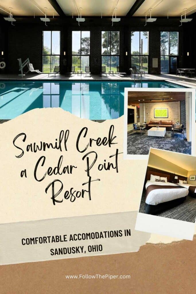 Sawmill Creek a Cedar Point Resort Pinterest Graphic