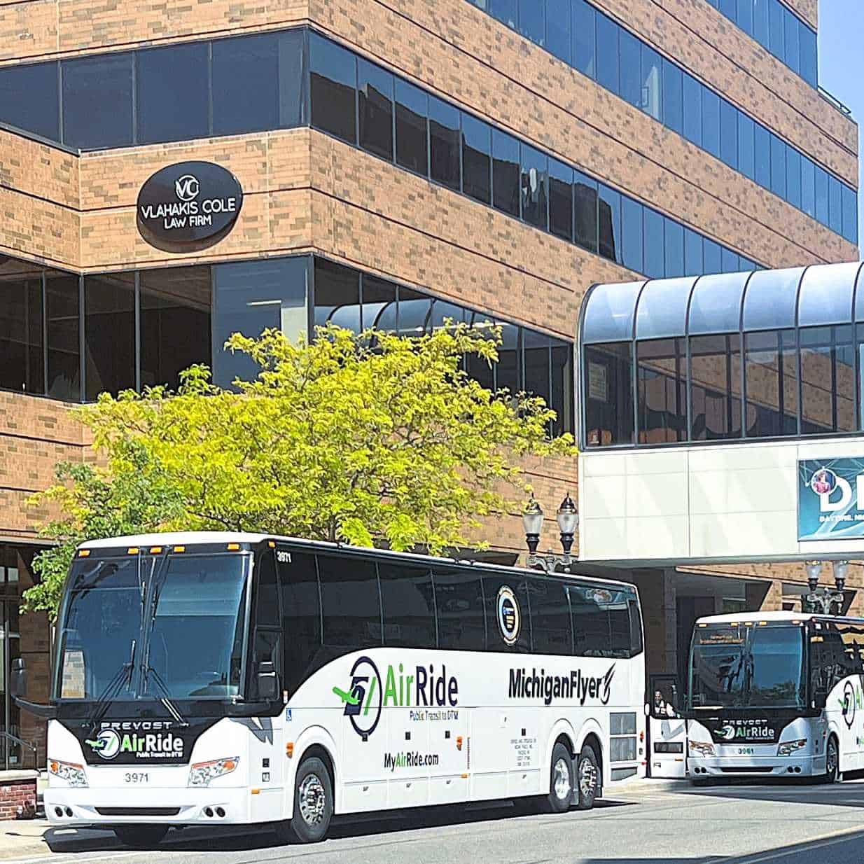Michigan Flyer Parked in East Lansing