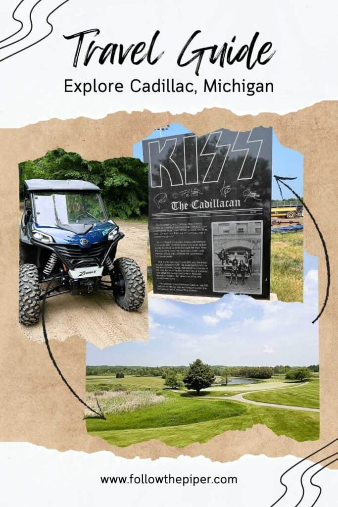 Pinterest Graphic for 9 Things to Do in Cadillac, Michigan