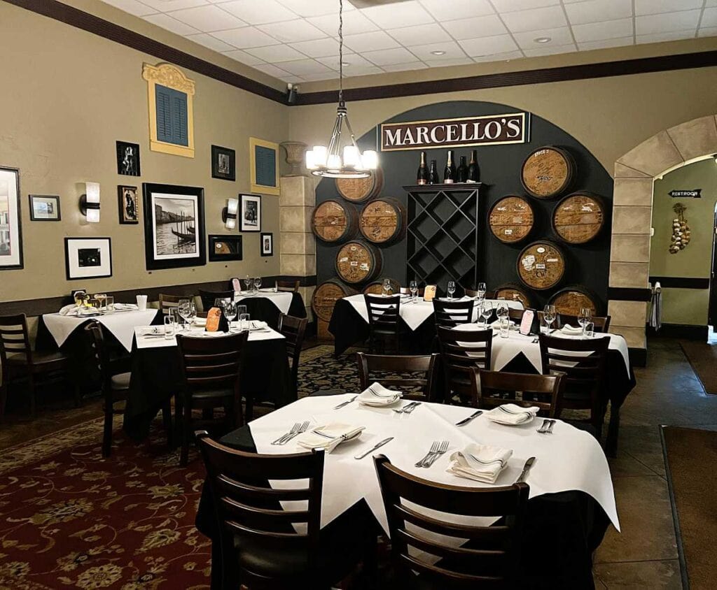 Marcello's, at one of the best places to eat in Lafayette Louisiana