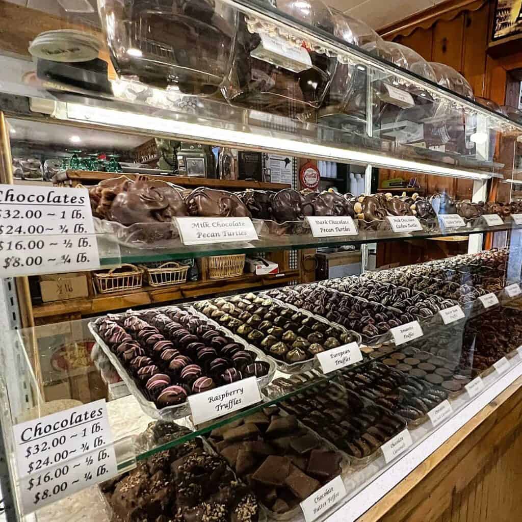 Chocolate Counter at Drost's