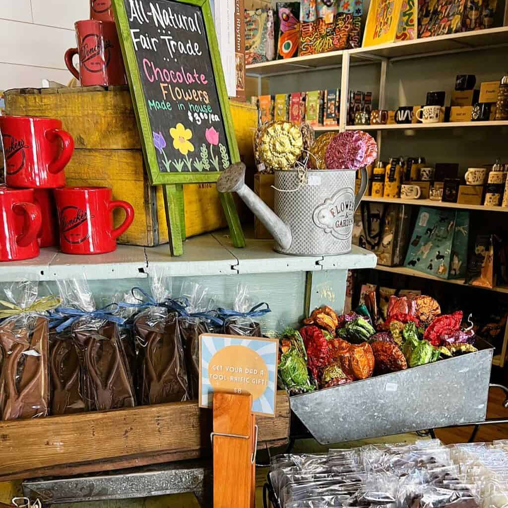 Doncker's Fair Trade Chocolate Flowers