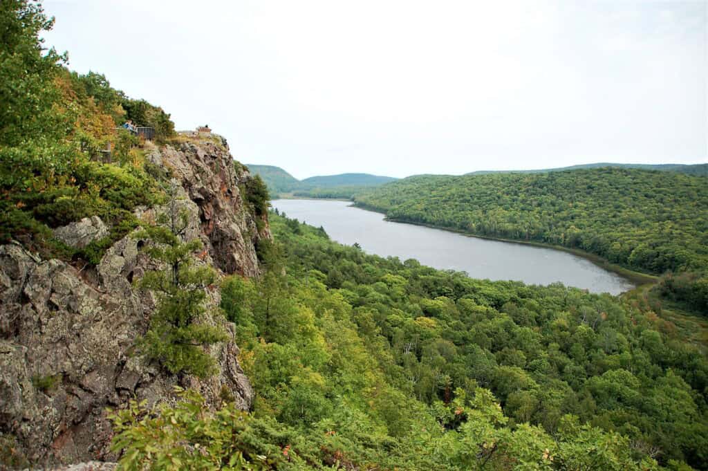 Lake of the Clouds in the Porcupine Mountains