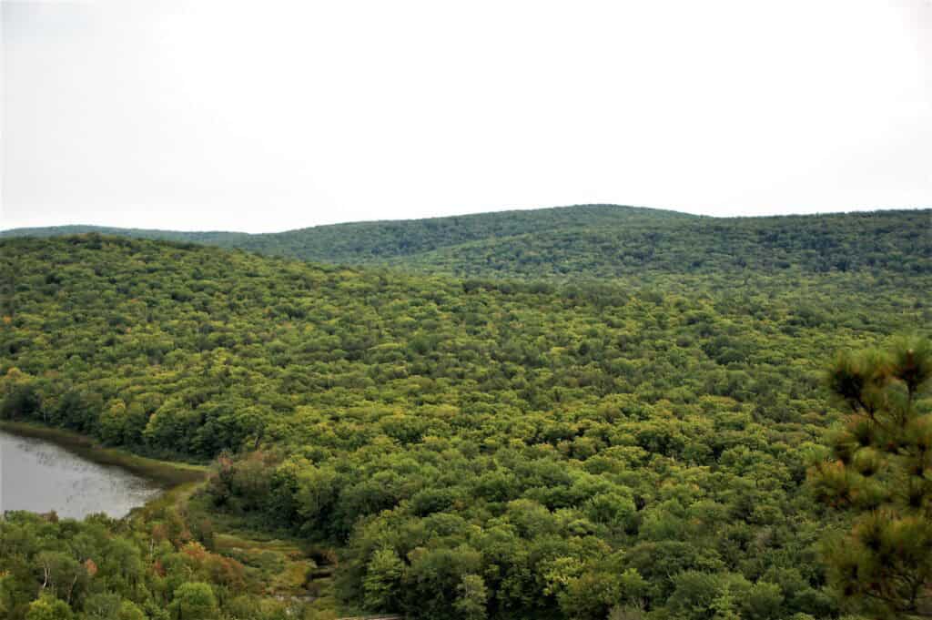 Lake of the Clouds in the Porcupine Mountains