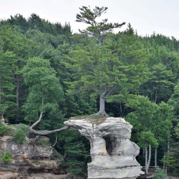 Chapel Rock on Pictured Rocks National Shoreline