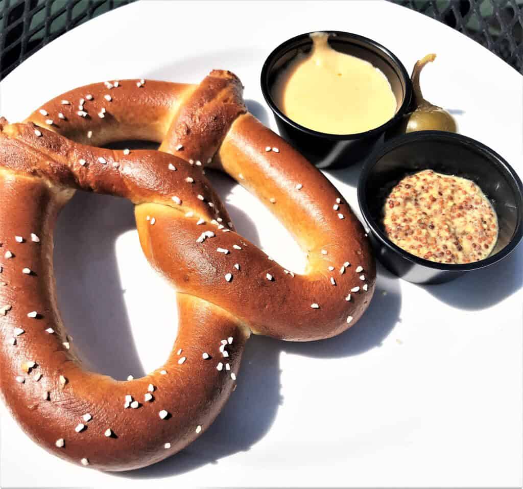 Jamesport Brewing Co. Pretzel with Beer Cheese