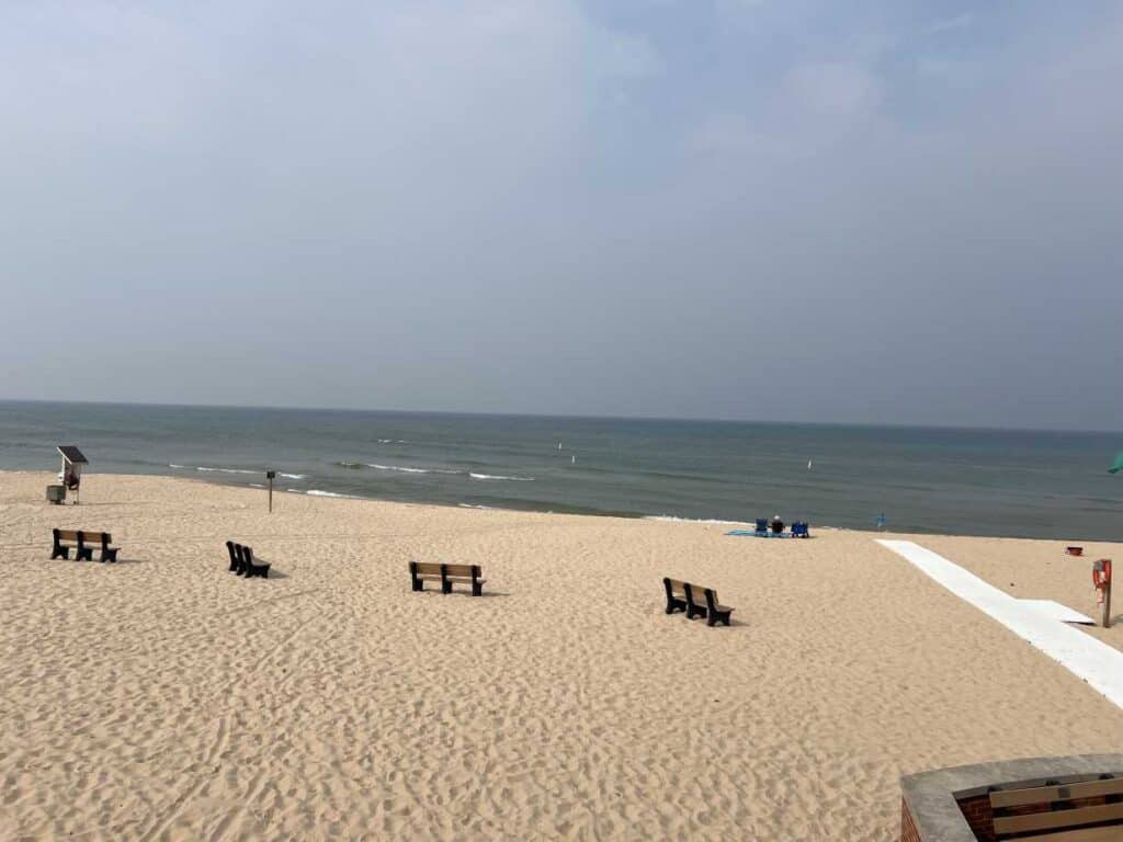 Lake Michigan at Ludington State Park