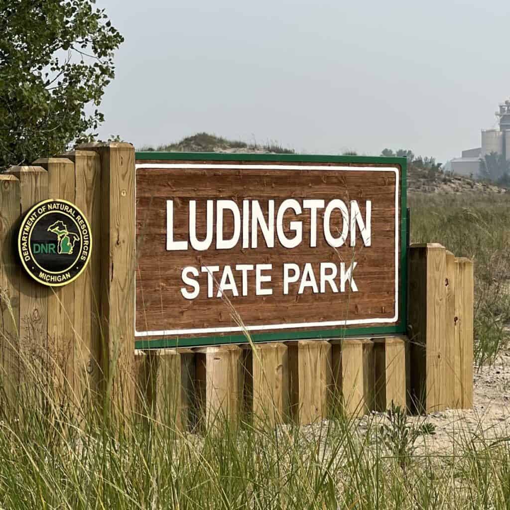 Ludington State Park Signage