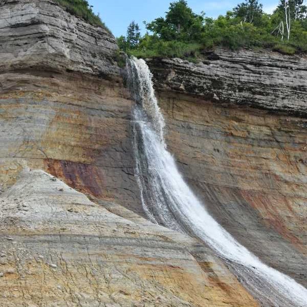 Pictured Rocks in Munising, Michigan