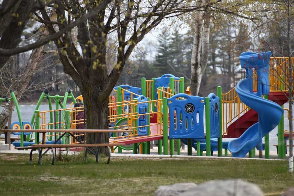 Playground at Hamlin Lake