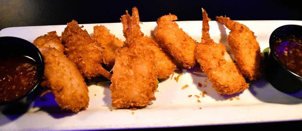 Shrimp at The Blu Moon Bistro